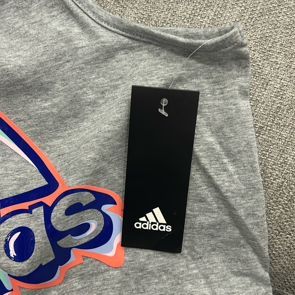 Adidas Light heather gray Girls Tank | SIZE XL - Picture 5 of 6